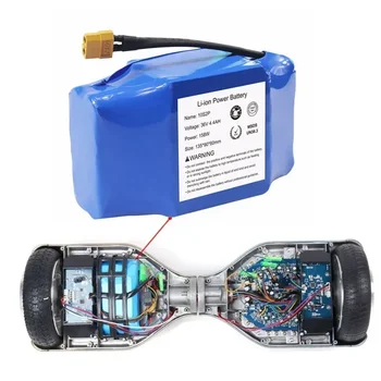 Оригинальная литиевая аккумуляторная батарея 36v 4.4Ah 10S2P 4400 мАч 18650 Аккумуляторы для электрического самобалансирующегося скутера Hoverboard