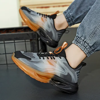 Мужские кроссовки Fujeak в корейском стиле, Повседневная обувь, Модная обувь с корзиной, Новая Спортивная обувь для бега на открытом воздухе, Мягкие спортивные кроссовки