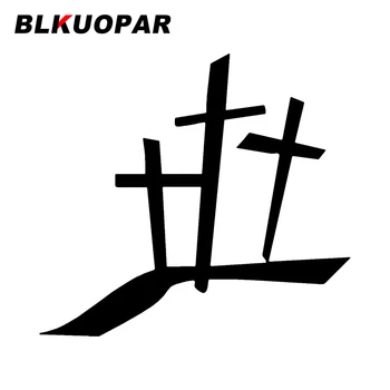 Виниловая наклейка BLKUOPAR Crosses с изображением персонажа аниме, креативная наклейка на автомобиль, водонепроницаемые окна, бампер, графическая защита двери автомобиля