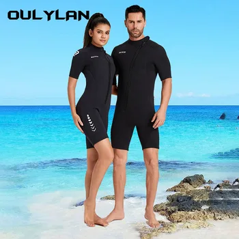 Новый 3 мм неопреновый гидрокостюм для мужчин согреться купальник Скуба бесплатная дайвинг костюм с коротким рукавом серфинг подводное плавание костюм для женщин купальники